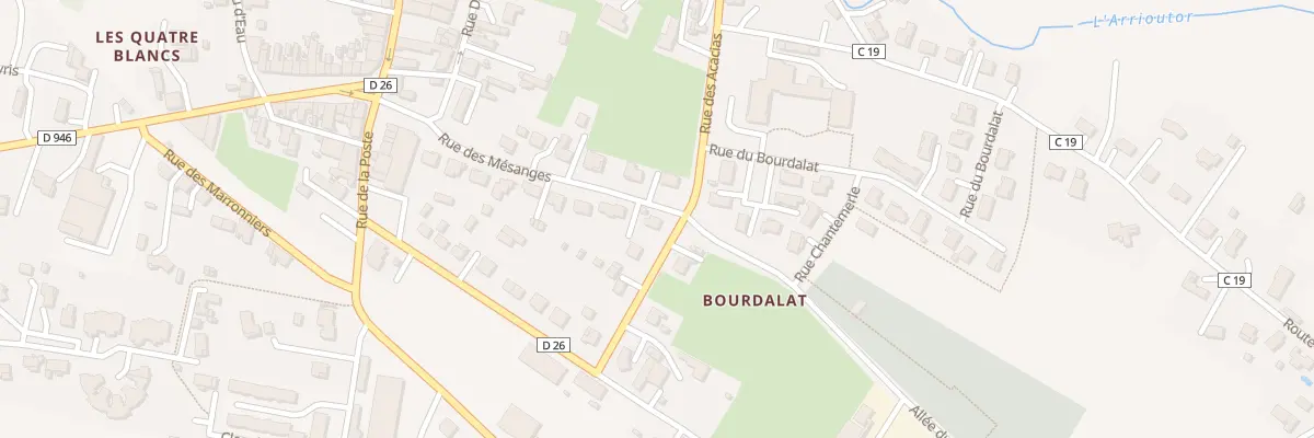 Plan du 4 Rue des Acacias à Riscle