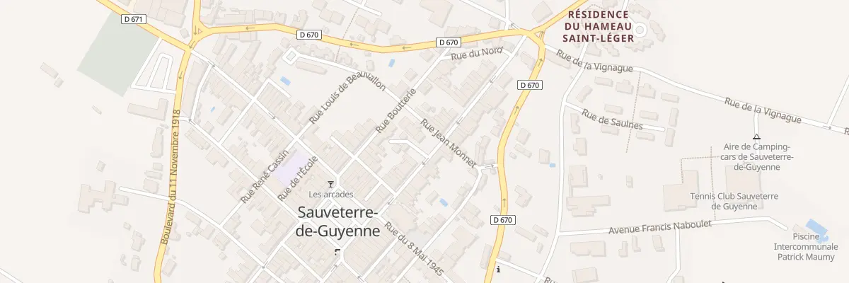 Plan du 19 Rue Saint Léger à Sauveterre-de-Guyenne