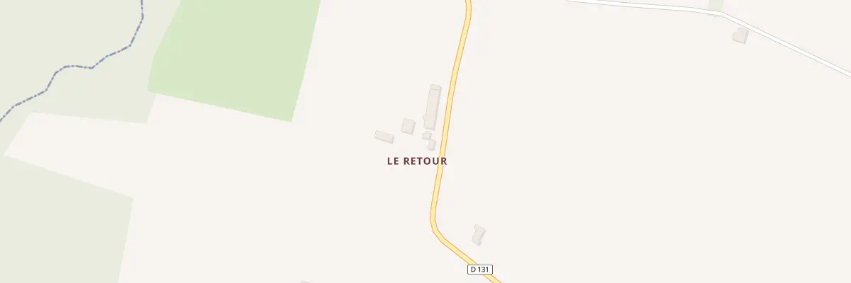 Plan du 2 Le Retour à Saint-Hilaire-du-Bois