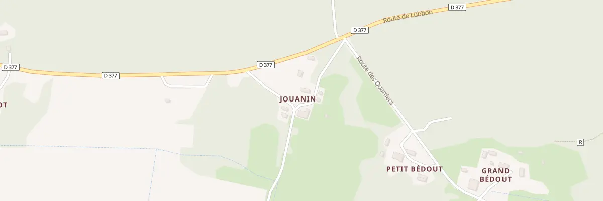 Plan du 6 Rte de Lubbon à Losse