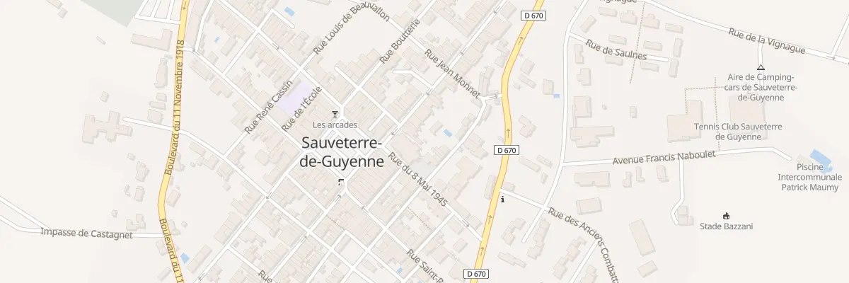 Plan du 4 Rue Saint Léger à Sauveterre-de-Guyenne