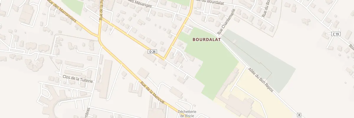 Plan du 21 Av de la Gare à Riscle