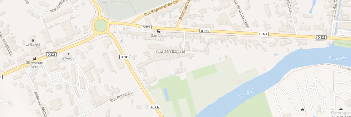 Plan du 17 Rue Jean Barjaud à La Flèche