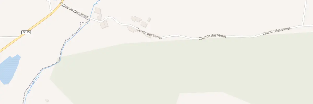 Plan du 8 Che des Vîmes à Brossac