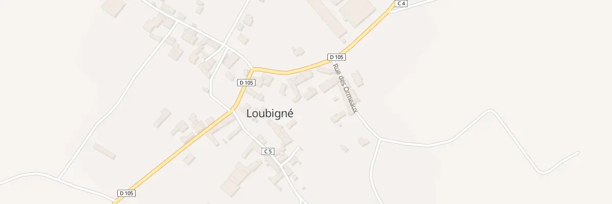 Plan du 4 Grande Rue à Loubigné