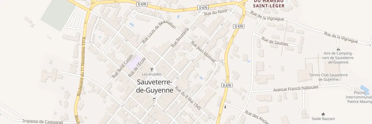 Plan du 15 Rue Saint Léger à Sauveterre-de-Guyenne
