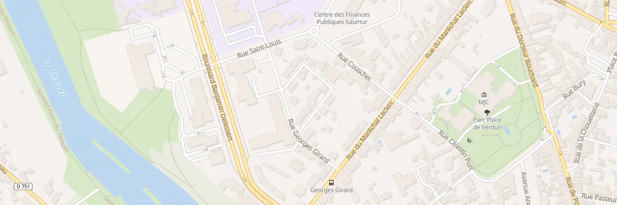 Plan du 49 Rue du Parc à Saumur