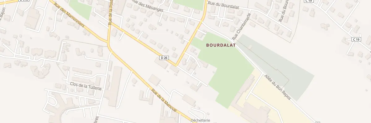 Plan du 19 Av de la Gare à Riscle
