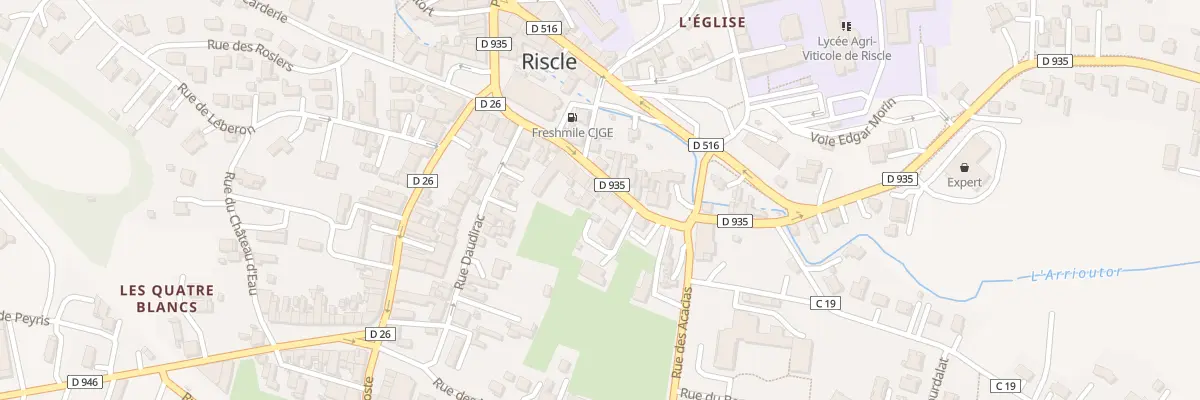 Plan du 24 Rue des Pyrénées à Riscle