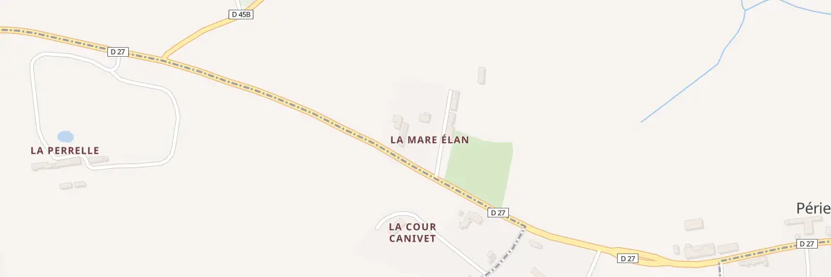Plan du 5042 La Mare Elan à Périers-en-Auge