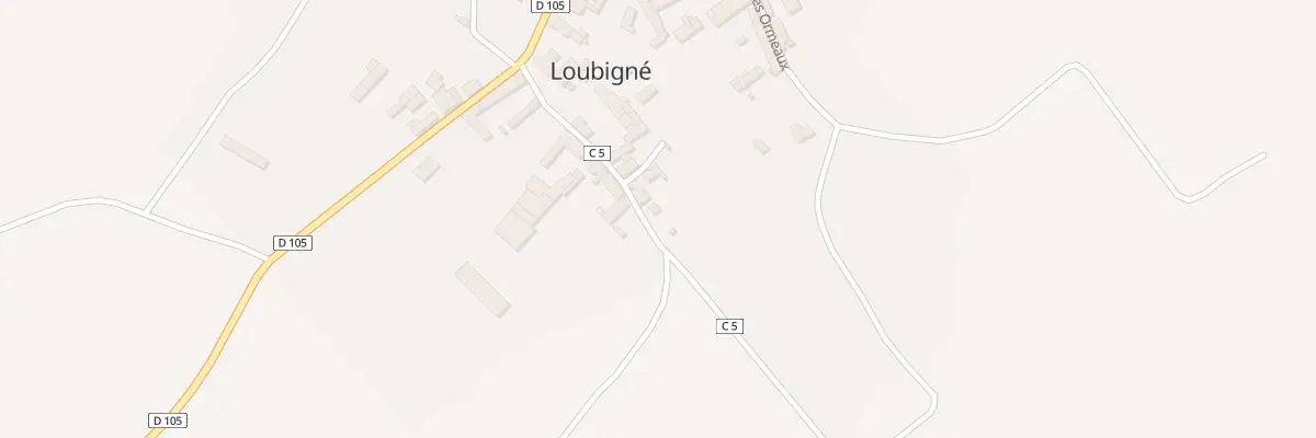 Plan du 6 Rte du Stade à Loubigné