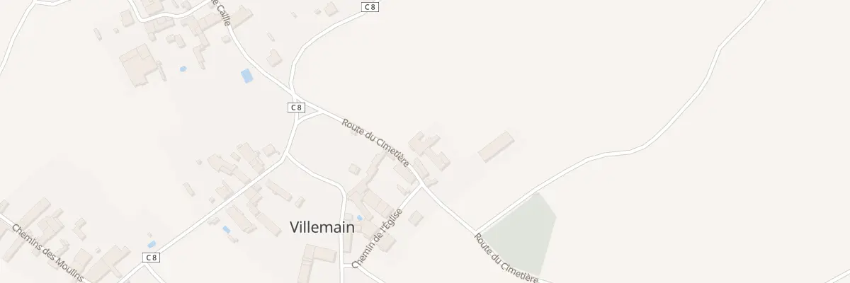 Plan du 1 Rte du Cimetière à Villemain