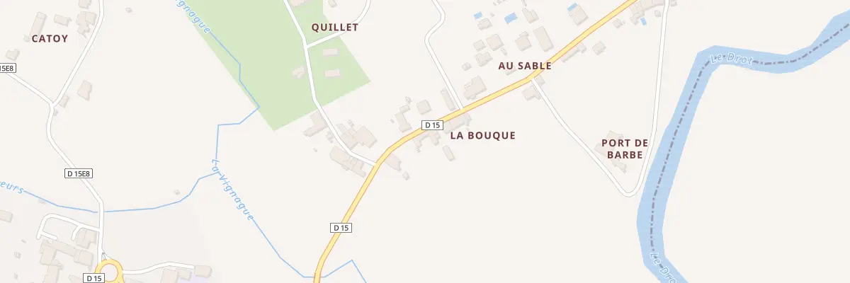 Plan du 2 La Bouque à Morizès