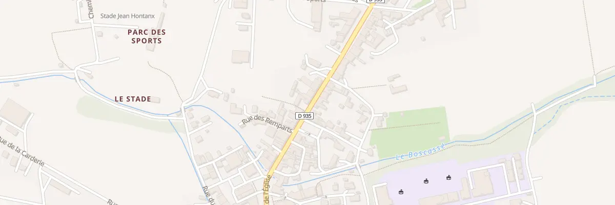 Plan du 23 Av de l’Adour à Riscle