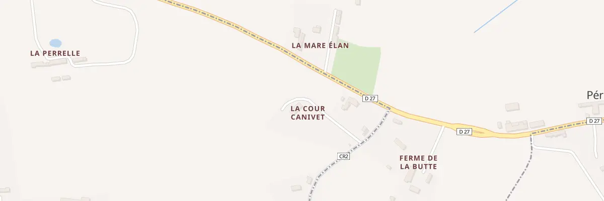 Plan du 5056 La Cour Canivet à Brucourt