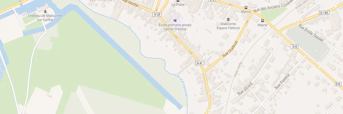 Plan du 24 Rue Marceau à Malicorne-sur-Sarthe