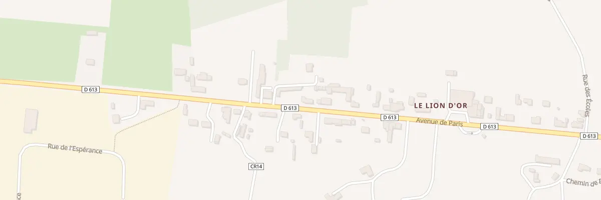 Plan du 23 Av de Paris à Méry-Bissières-en-Auge