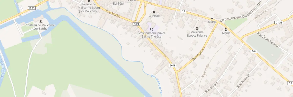 Plan du 18 Rue Marceau à Malicorne-sur-Sarthe