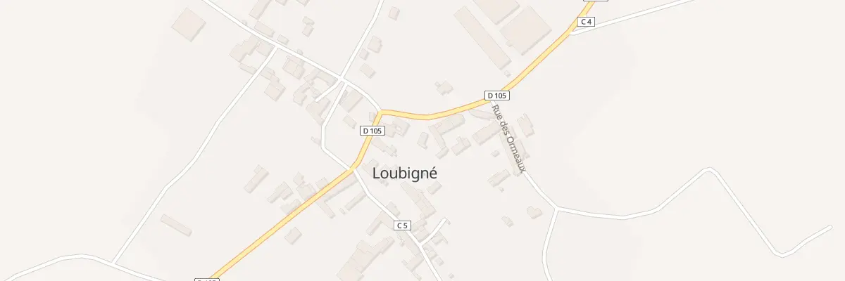 Plan du 6 Grande Rue à Loubigné