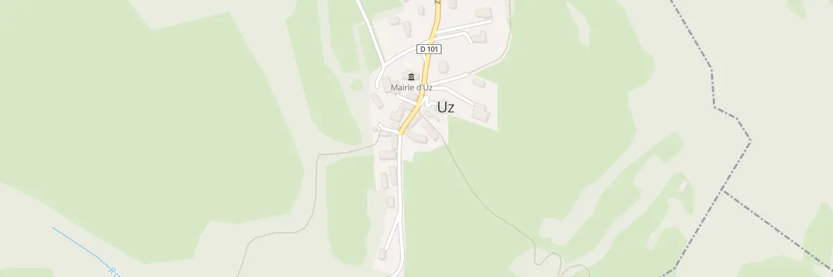 Plan du 5008 Le Bourg à Uz