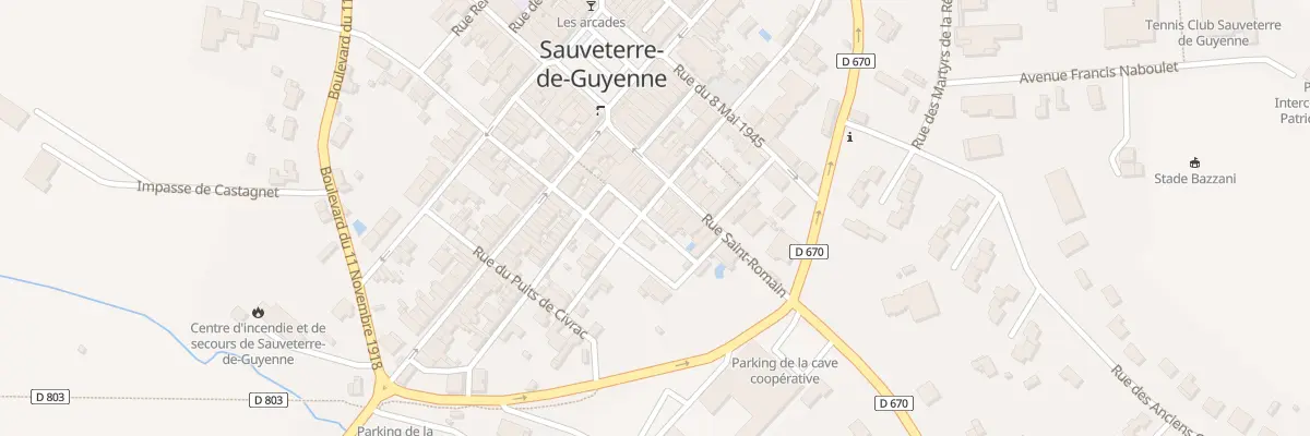 Plan du 64 Rue des Jardiniers à Sauveterre-de-Guyenne