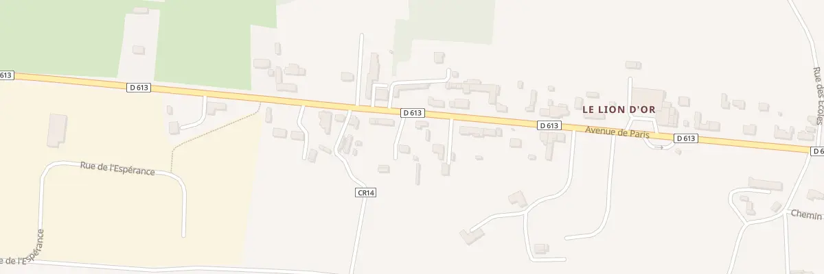 Plan du 22 Av de Paris à Méry-Bissières-en-Auge