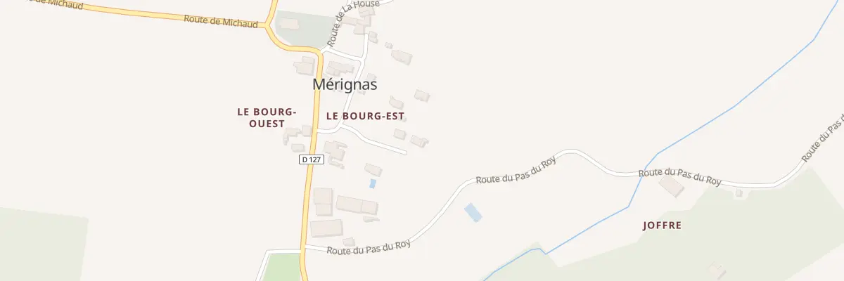 Plan du 12 Le Bourg Est à Mérignas