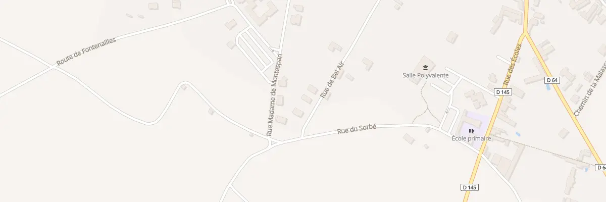 Plan du 24 Rue de Bel Air à Plaine-et-Vallées