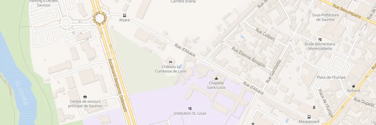 Plan du 51 Rue d’Alsace à Saumur
