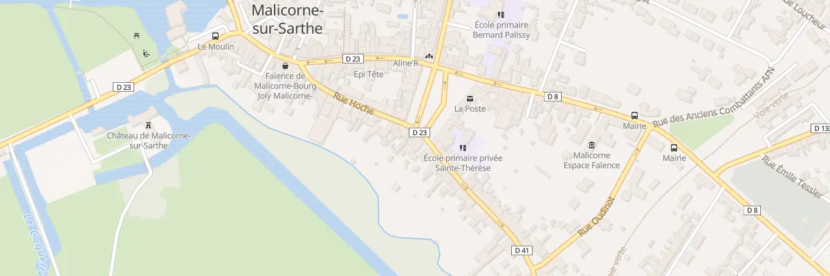Plan du 18 Pl de la Republique à Malicorne-sur-Sarthe