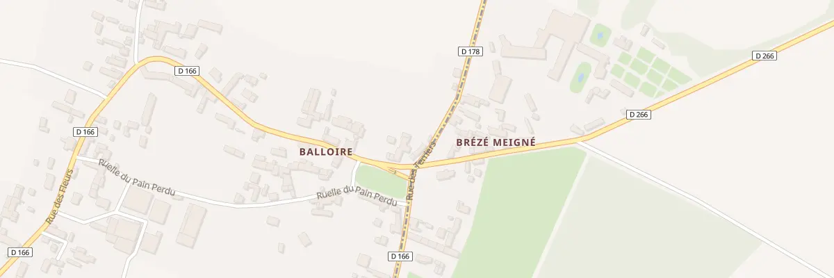 Plan du 701 Rue des Fleurs à Montreuil-Bellay