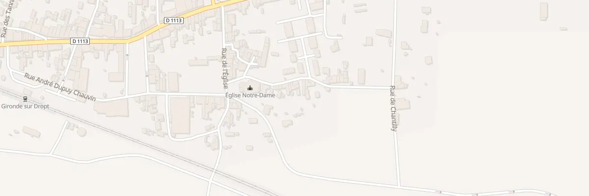 Plan du 110 Rue de Beausoleil à Gironde-sur-Dropt