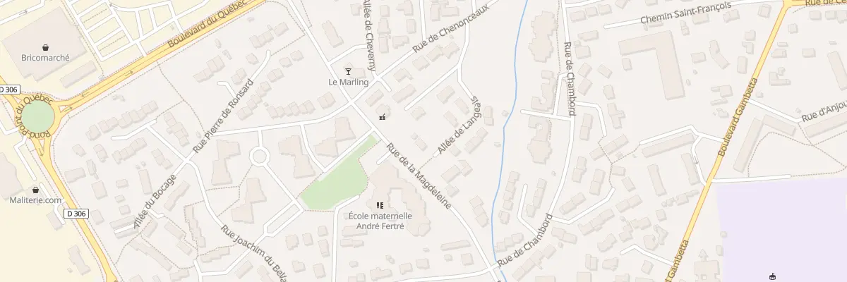 Plan du 82 Rue de la Magdeleine à La Flèche