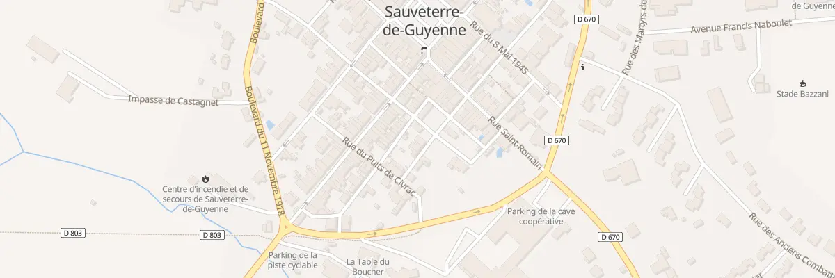 Plan du 5 Rue Sainte Catherine à Sauveterre-de-Guyenne