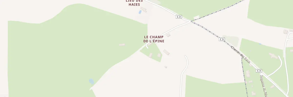 Plan du 161 Imp du Mont dit Mont à Périers-en-Auge