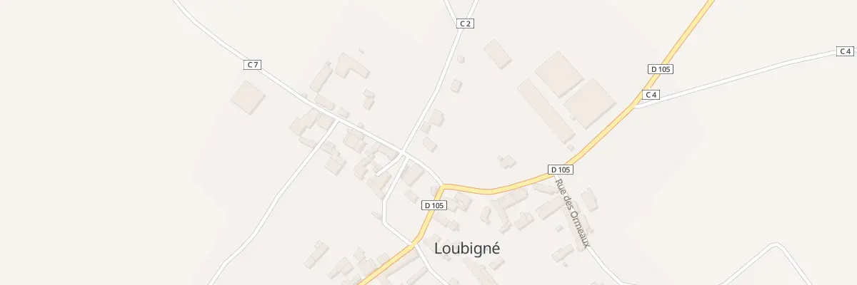 Plan du 1 Rue du Château d’Eau à Loubigné