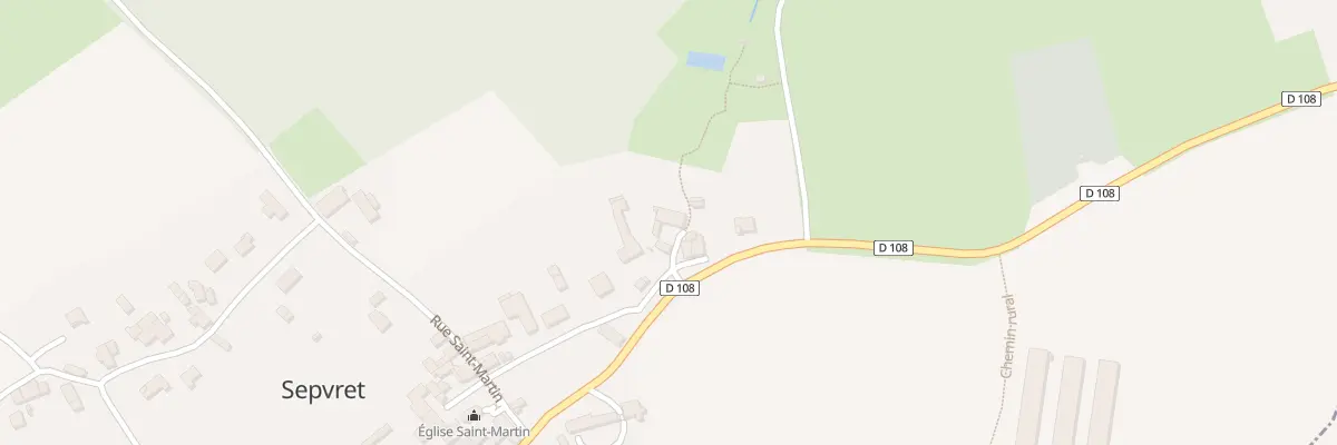 Plan du 1 Imp du Bireau à Sepvret