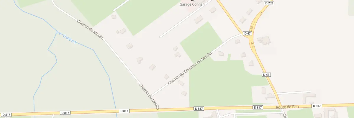 Plan du 180 Che du Coustets du Moulin à Ger