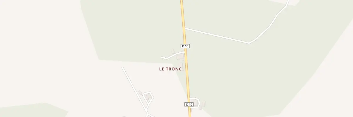 Plan du 1 Au Tronc à Sendets