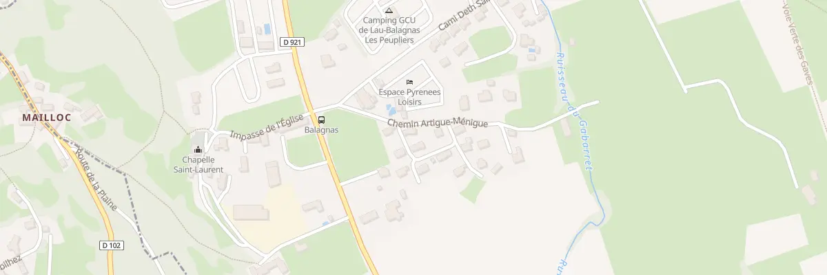 Plan du 1 Rue du Viscos à Lau-Balagnas