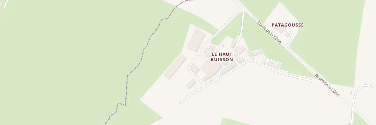Plan du 240 Le Chemin du Haut Buisson à Bernay-Neuvy-en-Champagne