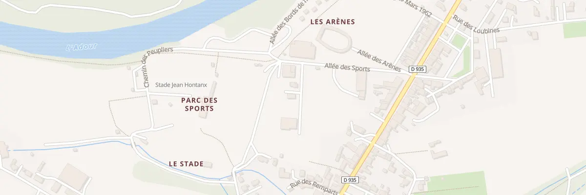 Plan du 5 Imp des Sports à Riscle
