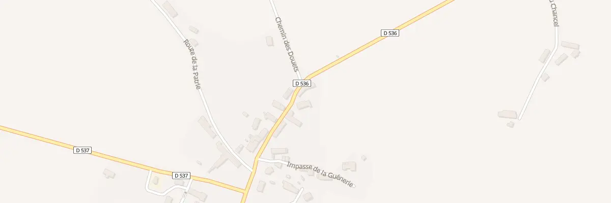 Plan du 8 Rte de la Morinière à Gandelain