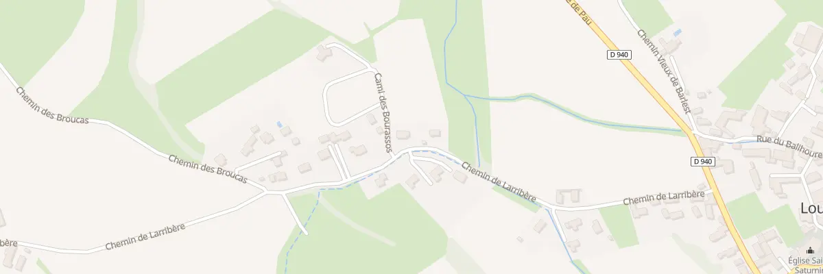 Plan du 5100 Che de Larribère à Loubajac