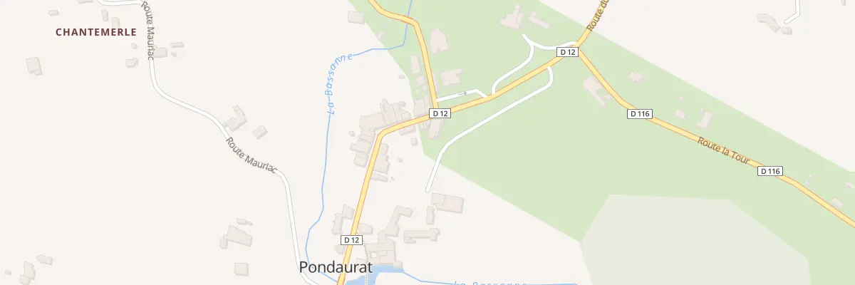 Plan du 3 Le Bourg à Pondaurat