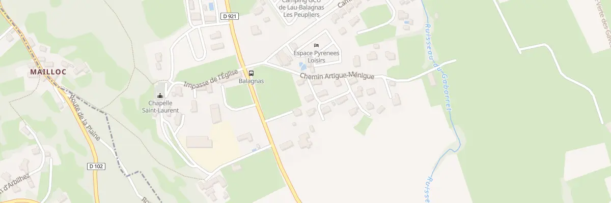 Plan du 4 Rue du Viscos à Lau-Balagnas