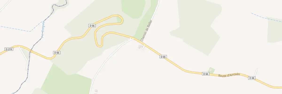 Plan du 5 Rte d’Arroses à Madiran