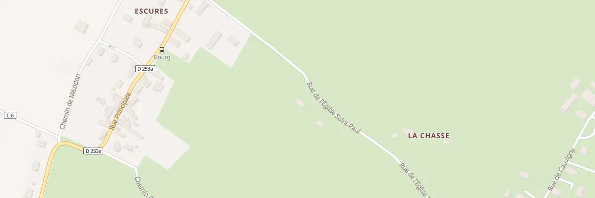 Plan du 8 Chem de l’Église à Vendeuvre
