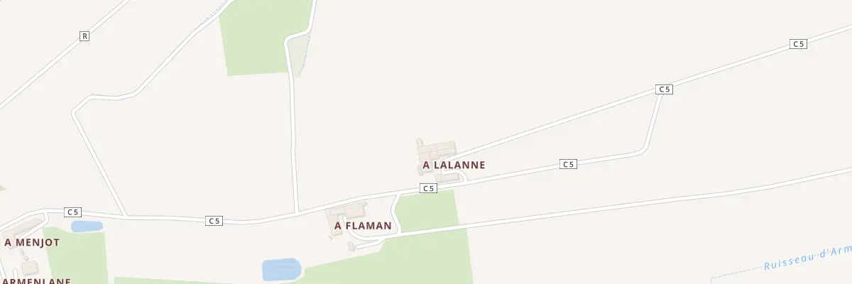 Plan du 885 Chem de Lalanne à Maumusson-Laguian