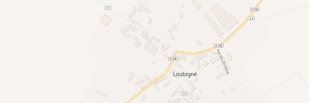 Plan du 3 Rue des Lilas à Loubigné